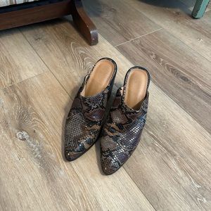 Stacked Leather Heel